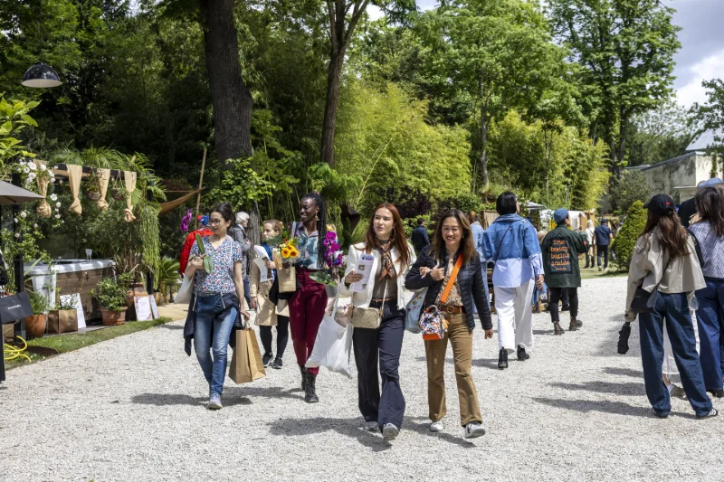 La naissance de Jardins, jardin